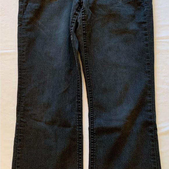 DKNY Jeans - black washed worn denim size 12 - Picture 6 of 6